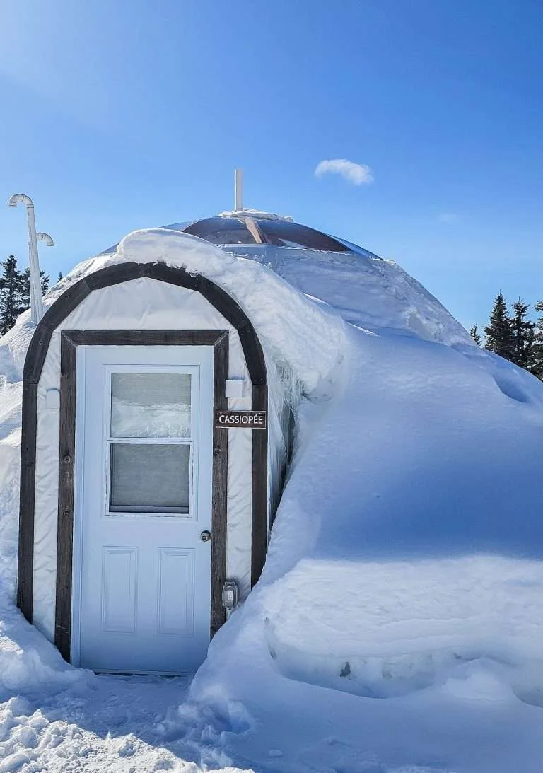 Kamook Imago Village Quebec winter
